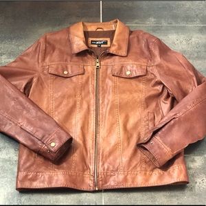 Wilsons Leather Black Rivet Jacket